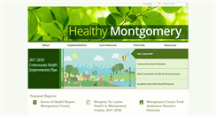 Desktop Screenshot of healthymontgomery.org